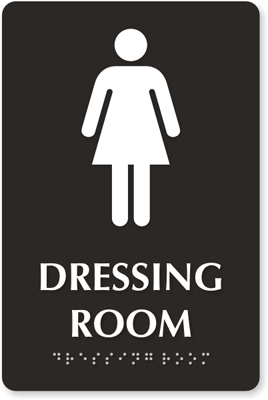 Dressing Room Signs | Changing Area Signs | Firrting Room Signs