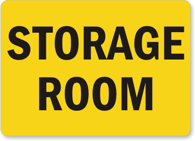Room Store on Storage Room Signs  Door Gate Signs  Sku  S 0993