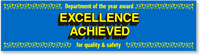 Excellence Achieved for Quality & Safety Sticker