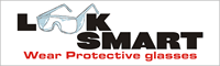 Look Smart Wear Protective Glasses Banner