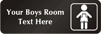Boys Room Symbol Sign