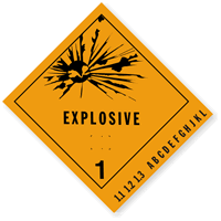 Explosive Label