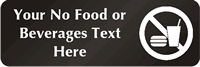 No Food or Beverages Symbol Sign