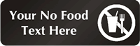 No Food Symbol Sign