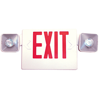 Junior LED Exit Sign, Battery Backup