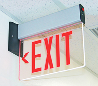 Universal Mount Edge-Lit LED Exit Sign