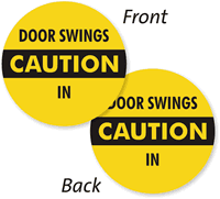 Door Swings In Label
