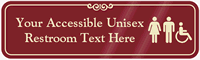 Accessible Unisex Restroom Symbol Sign