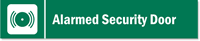 Alarmed Security Door