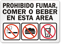 Prohibido Fumar Sign