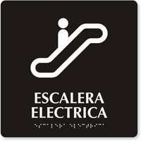 Escalera Electrica Sign