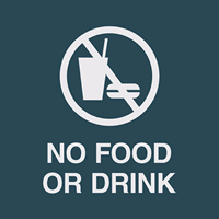 No Food or Drink, with Graphic