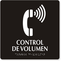 Control de Volumen Sign