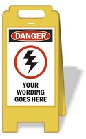 FloorBoss XL™ Custom Floor Stand Sign
