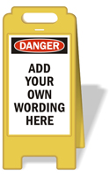 FloorBoss XL™ Custom Floor Stand Sign