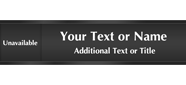 Custom Slider Sign - Unavailable/Available