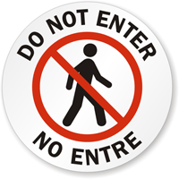 Do Not Enter