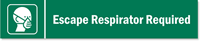 Escape Respirator Required