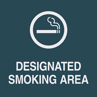 Designated Smoking Area, with Graphic