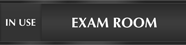 Exam Room - In Use/Vacant Slider Sign