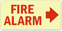 Fire Alarm (Arrow Right)