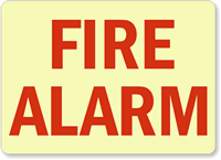 Fire Alarm (red on white)