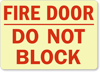 Fire Door Do Not Block