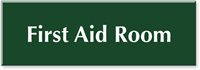 First Aid Room Engraved Sign