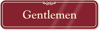 Gentlemen Sign