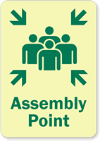 GlowSmart™ Assembly Point Sign