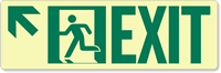 GlowSmart™ Directional Exit Sign, Arrow Up Sign
