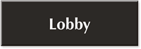 Lobby Sign