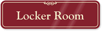 Locker Room Sign