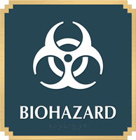 Biohazard, with Graphic and Braille