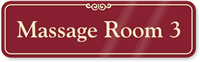 Massage Room 3 ShowCase Wall Sign