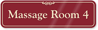 Massage Room 4 ShowCase Wall Sign