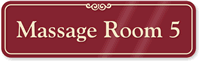 Massage Room 5 ShowCase Wall Sign