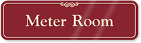Meter Room Sign