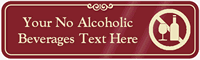 No Alcoholic Beverages Symbol Sign