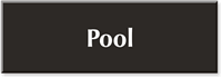 Pool Engraved Sign