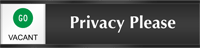 Privacy Please - Go/Stop Slider Sign