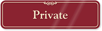 Private Sign