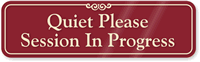 Quiet Please ShowCase Wall Sign