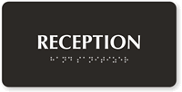 Reception TactileTouch Braille Sign