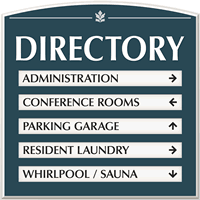 Directory Sign, 5-Panel
