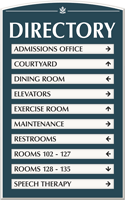 Directory Sign, 10-Panel