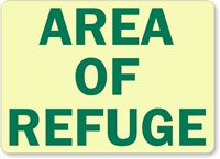Area of Refuge Sign