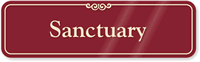 Sanctuary Sign