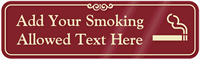Smoking Allowed Symbol Sign