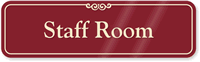 Staff Room Sign
